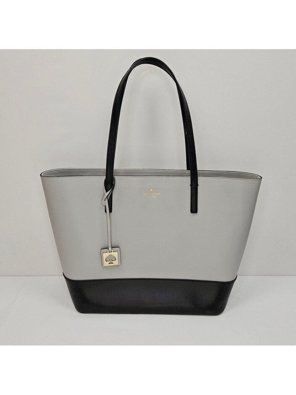 kate spade Two-Tone Cream and Black Tote